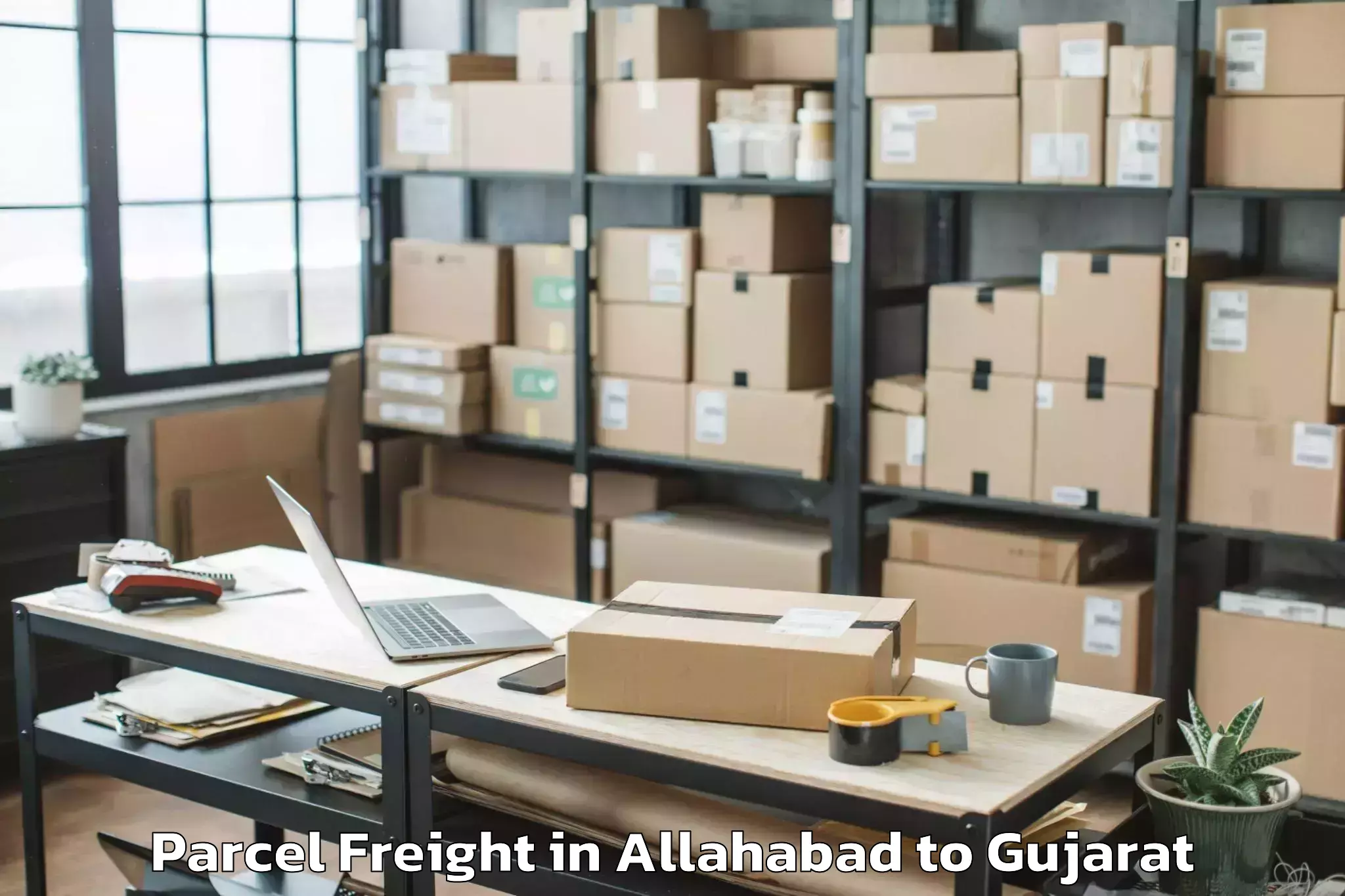 Easy Allahabad to Iiit Vadodara Parcel Freight Booking